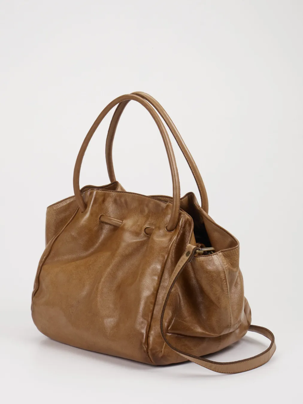 – Shopper aus Kalbleder Cognac-Alchimia Sale