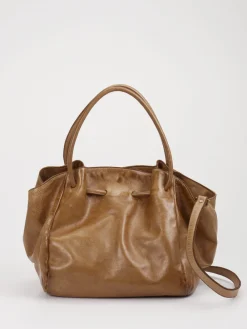 – Shopper aus Kalbleder Cognac-Alchimia Sale