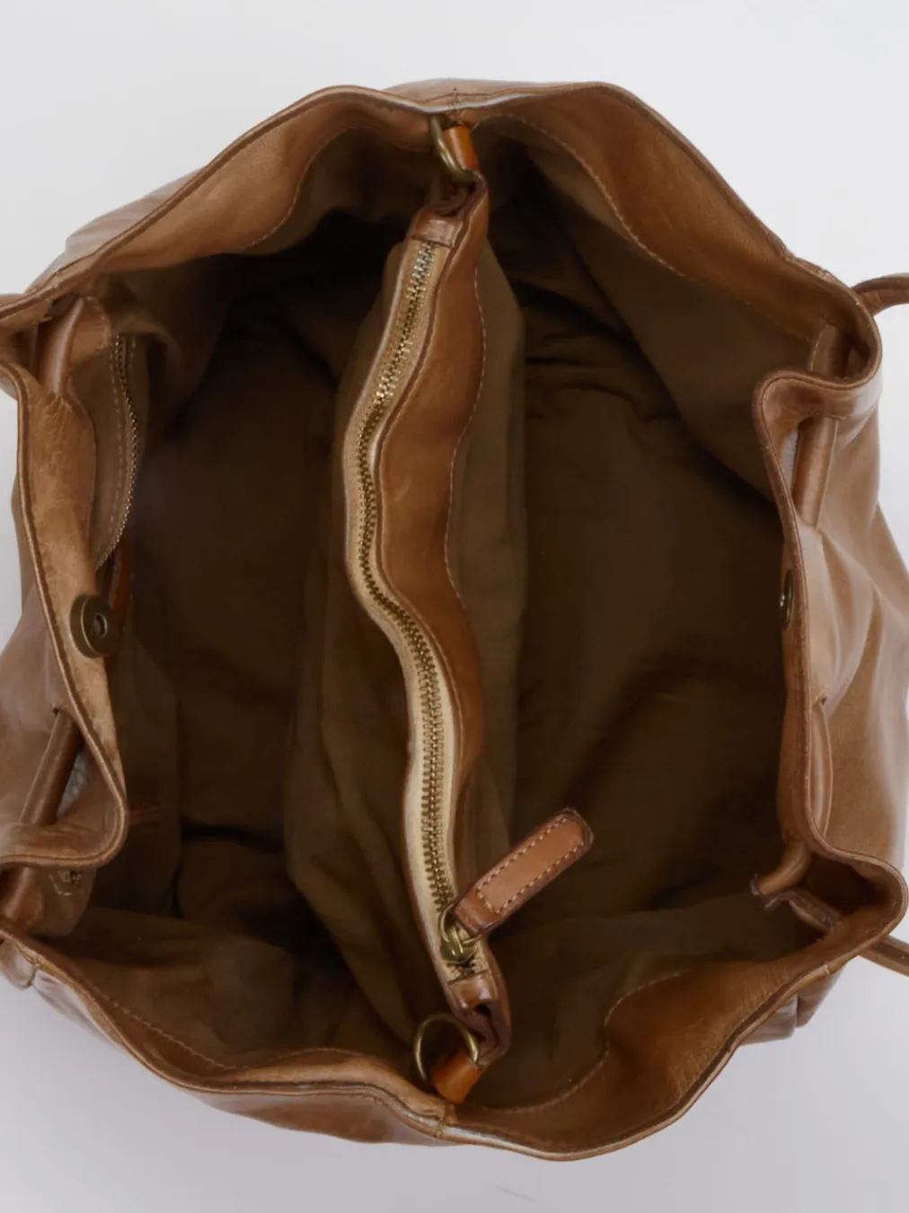 – Shopper aus Kalbleder Cognac-Alchimia Sale