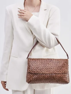 Allan K – Schultertasche aus Flechtleder-Allan K - Antwerp Clearance