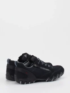 – Wanderschuh aus Veloursleder Schwarz-Allrounder Hot