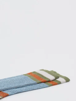 – Crew-Socken aus Glitzergarn und Baumwolle-Alto Milano