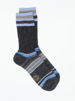 – Damensocke aus Textil mit Glitzergarn-Alto Milano Discount