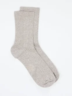 – Damen-Socken aus Textil mit Glitzergarn-Alto Milano Clearance