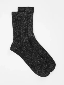 – Damensocken aus Textil mit Lurex-Alto Milano Clearance