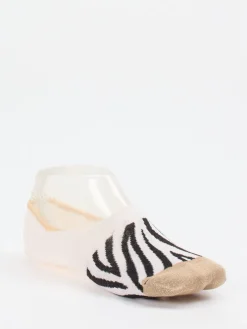 – Füßlinge aus Textil mit Zebramuster-Alto Milano New