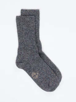 – Freizeitsocken aus Textil mit Glitzergarn-Alto Milano Online