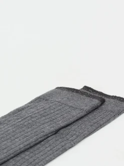 – Kniestrümpfe aus Textil mit Lurex-Details-Alto Milano Sale