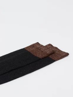 – Socken aus Textil mit Lurex-Effekt-Alto Milano