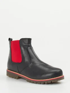 – Chelsea Boots aus Kalbleder Rot-Andrea Conti New