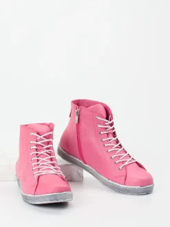 – High-Top Sneaker aus Kalbleder-Andrea Conti Hot