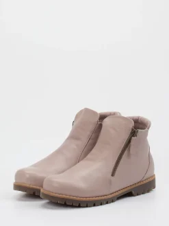 – Stiefeletten aus Kalbleder in Altrosé-Andrea Conti Online