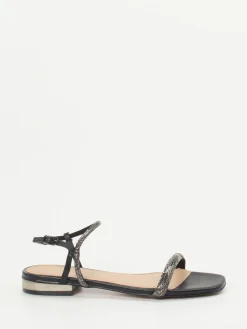 – Abendsandale aus Metallicleder-Andrea Puccini Hot