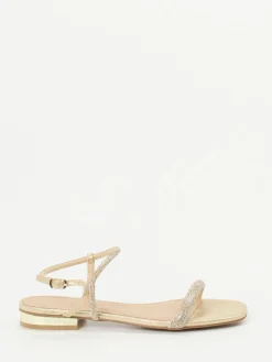 – Abendsandale aus Metallicleder-Andrea Puccini