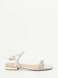 – Abendsandalen aus Metallicleder-Andrea Puccini Clearance