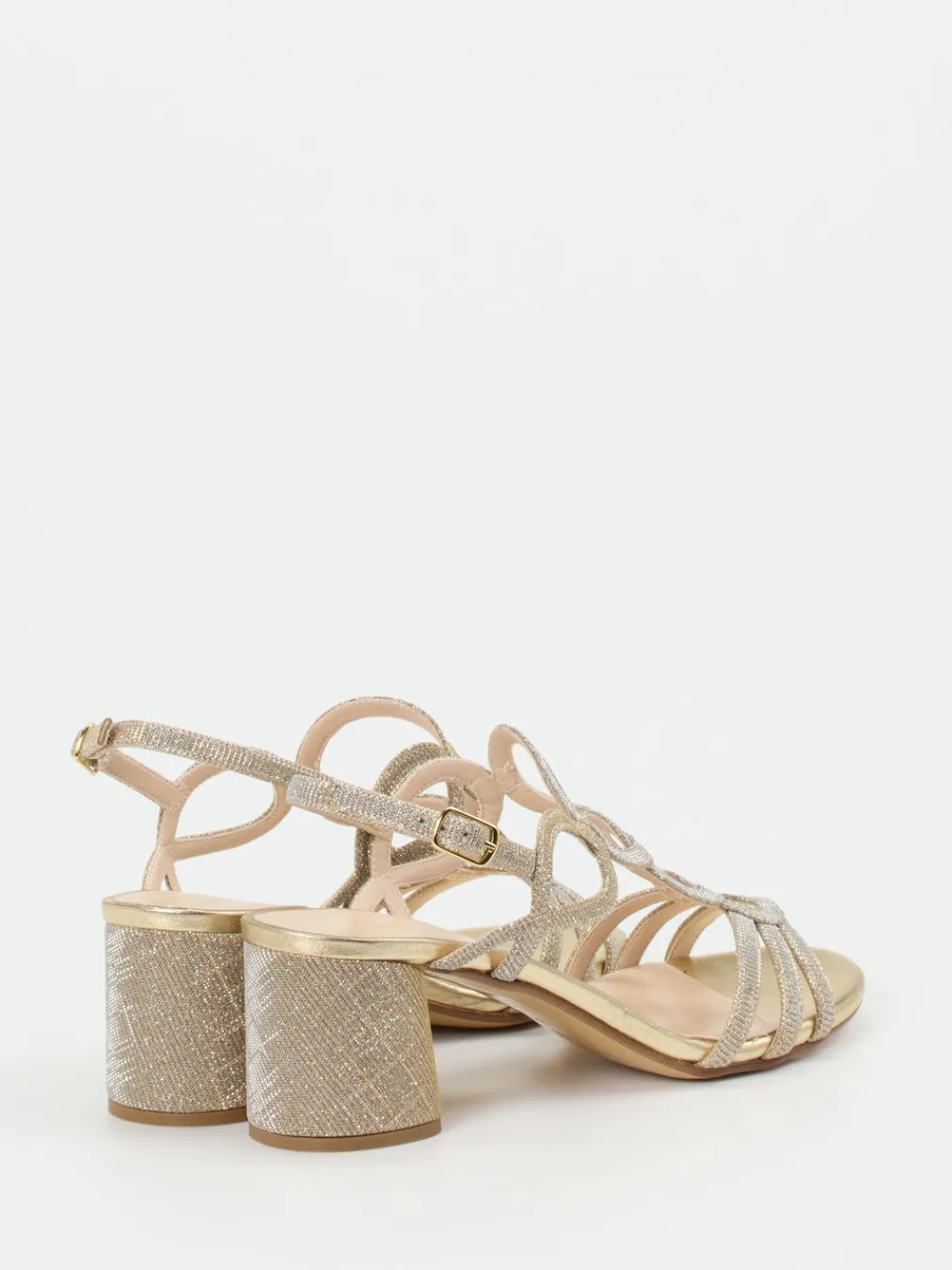 – Abendsandale aus Metallic--Andrea Puccini Clearance