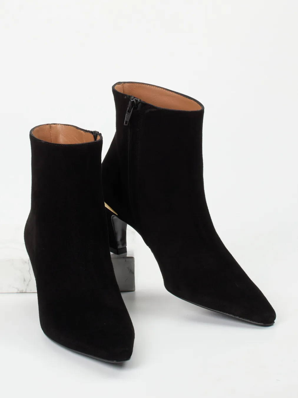 – Ankle Boots aus Veloursleder-Andrea Puccini Best