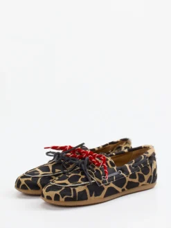 – Bootsschuh aus Ponyfell mit Animalprint-Andrea Puccini