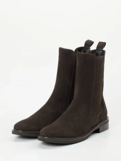 – Chelsea Boots aus Veloursleder Dunkel-Andrea Puccini Sale