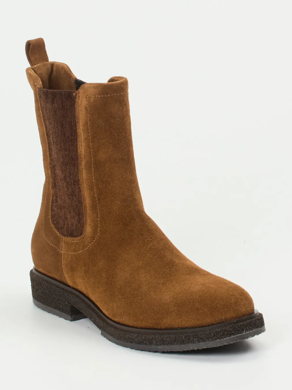 – Chelsea Boots aus Veloursleder cognac-Andrea Puccini Discount
