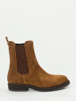 – Chelsea Boots aus Veloursleder cognac-Andrea Puccini Discount