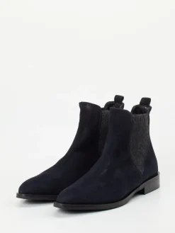 – Chelsea Boots aus Veloursleder dunkel-Andrea Puccini Outlet