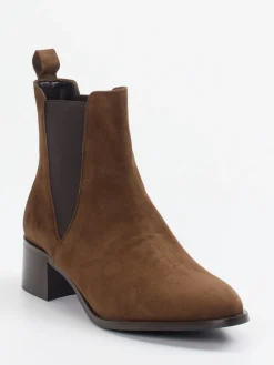 – Chelsea-Stiefelette aus Veloursleder-Andrea Puccini