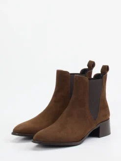 – Chelsea-Stiefelette aus Veloursleder-Andrea Puccini