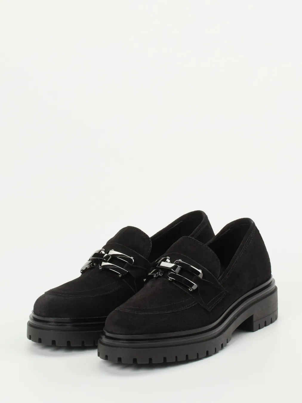 – Chunky Loafer aus Veloursleder-Andrea Puccini