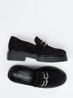 – Chunky Loafer aus Veloursleder-Andrea Puccini