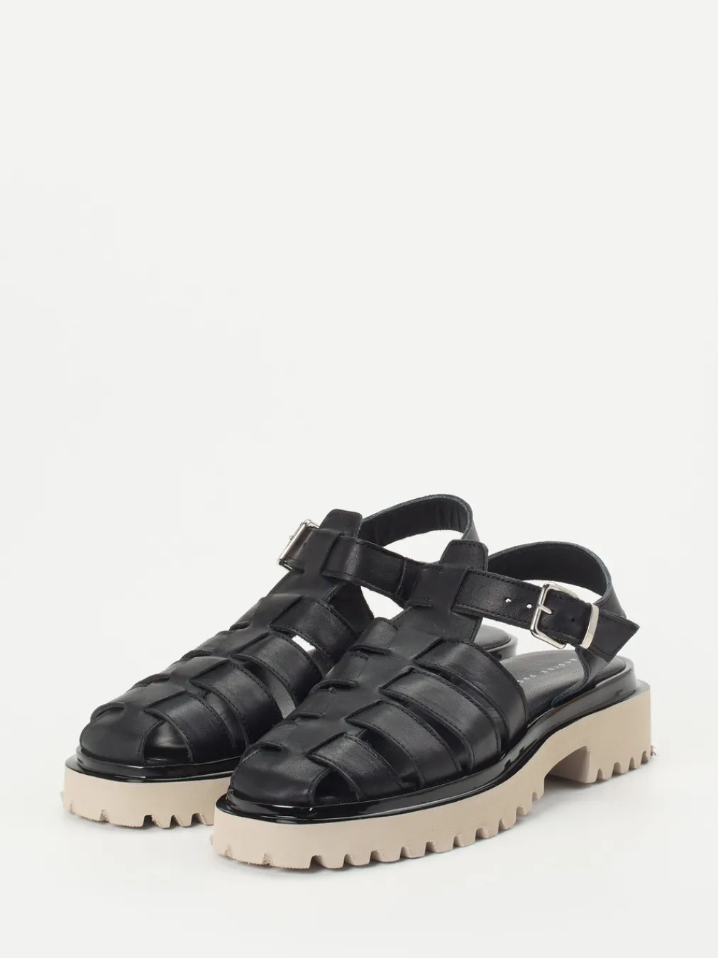 – Fisherman-Sandalen aus Lammleder-Andrea Puccini