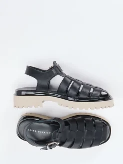 – Fisherman-Sandalen aus Lammleder-Andrea Puccini