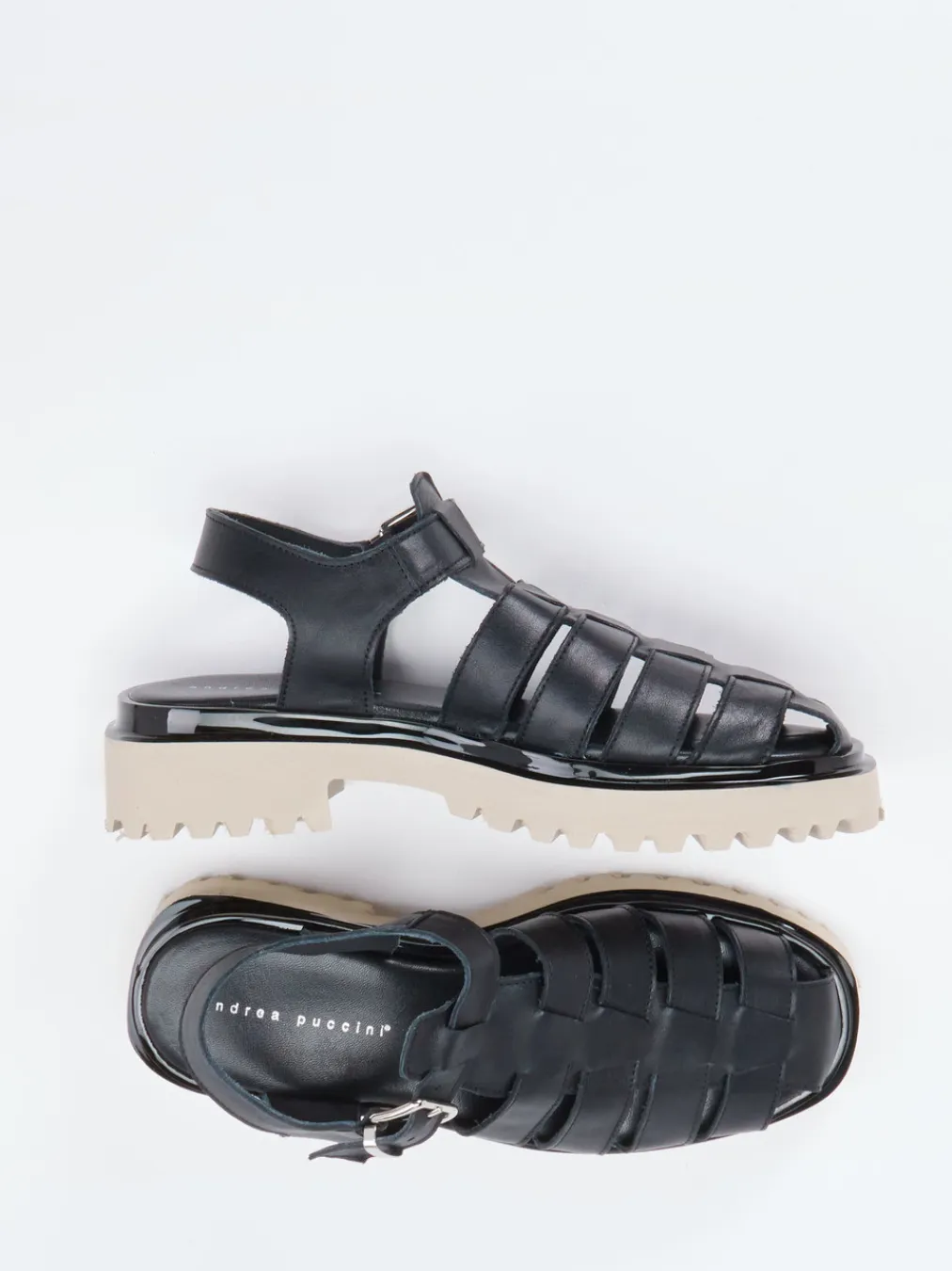 – Fisherman-Sandalen aus Lammleder-Andrea Puccini