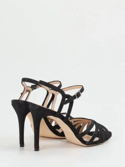 – High Heel Sandaletten aus Lurex-Andrea Puccini Online