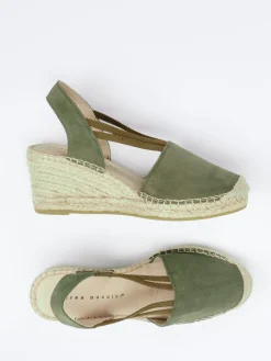 – Keilsandaletten aus Veloursleder-Andrea Puccini Sale