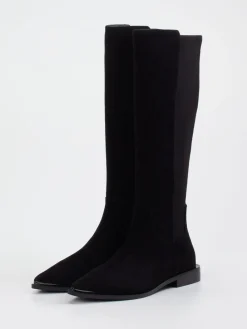 – kniehohe Stiefel aus Veloursleder-Andrea Puccini