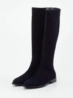 – Kniehohe Stiefel aus Veloursleder-Andrea Puccini New