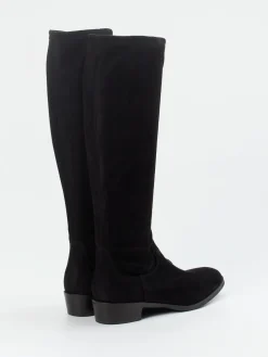 – Kniehohe Stiefel aus Stretch-Veloursleder-Andrea Puccini Clearance