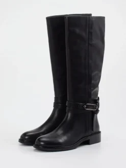 – Kniestiefel aus Glattleder-Andrea Puccini Clearance