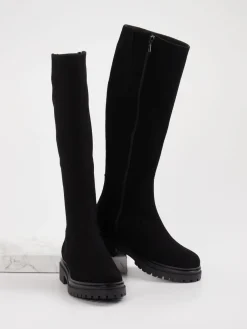 – Langschaftstiefel aus Leder-Andrea Puccini Sale