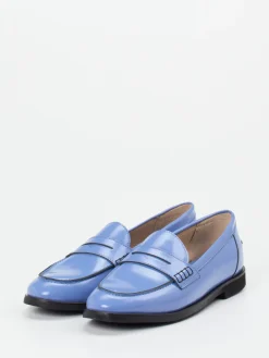 – Loafer aus Hochglanzleder Hell-Andrea Puccini Sale