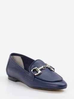 – Loafer aus Kalbleder in Marine-Andrea Puccini Online