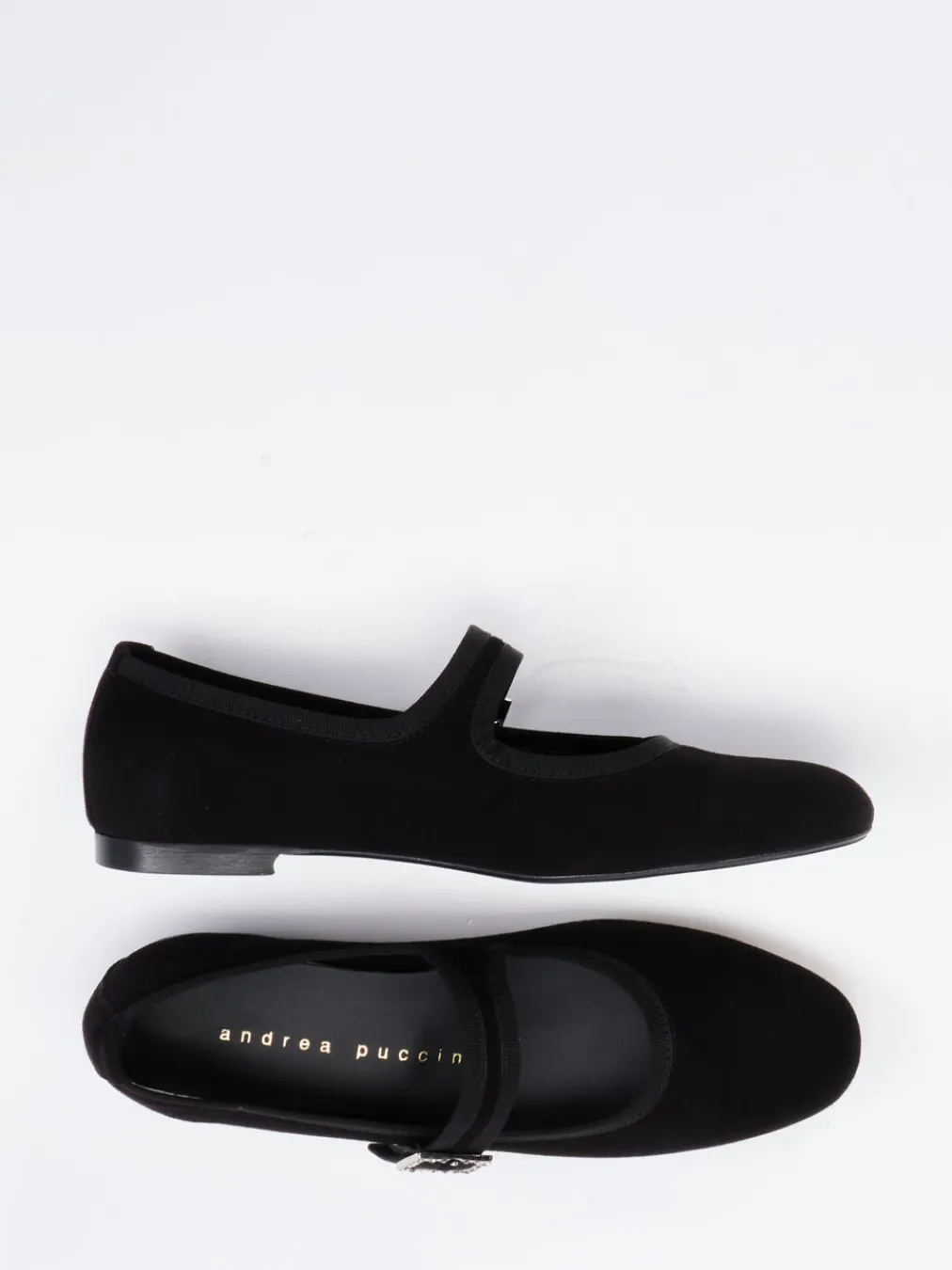 – Mary-Jane-Ballerinas aus Kalbleder-Andrea Puccini Clearance