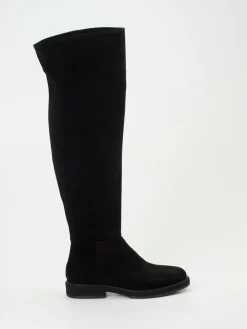 – Overkneestiefel aus Veloursleder-Andrea Puccini Best