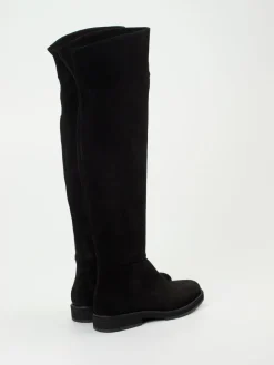 – Overkneestiefel aus Veloursleder-Andrea Puccini Best