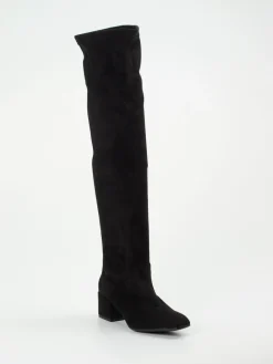 – Overknee-Stiefel aus Stretch Veloursoptik-Andrea Puccini