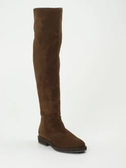 – Overknee-Stiefel aus Veloursleder-Andrea Puccini New