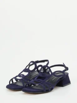 – Sandalette aus Veloursleder Tief-Andrea Puccini Online