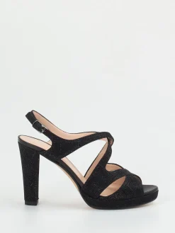 – Sandalette aus Metallic mit Glitzerlook-Andrea Puccini Discount