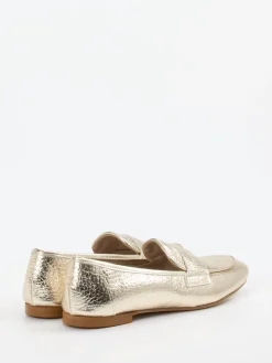 – Slipper aus Metallicleder goldfarben-Andrea Puccini Hot